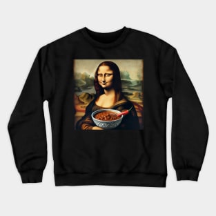 Mona Lisa's Chili Delight Tee - National Chili Day Special Crewneck Sweatshirt